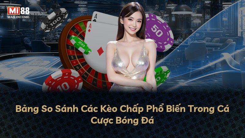 Bảng So Sánh Các Kèo Chấp Phổ Biến Trong Cá Cược Bóng Đá