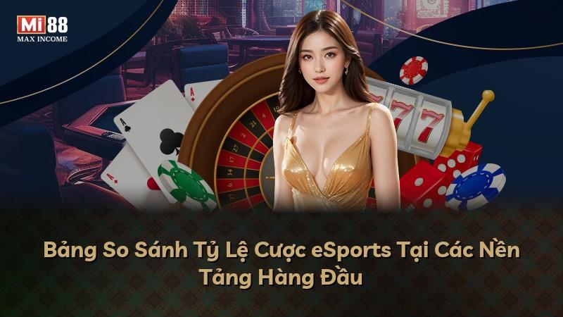 Bảng So Sánh Tỷ Lệ Cược eSports Tại Các Nền Tảng Hàng Đầu